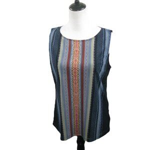 Christopher & Banks Petite Boho Lightweight Sleeveless Top Size PM